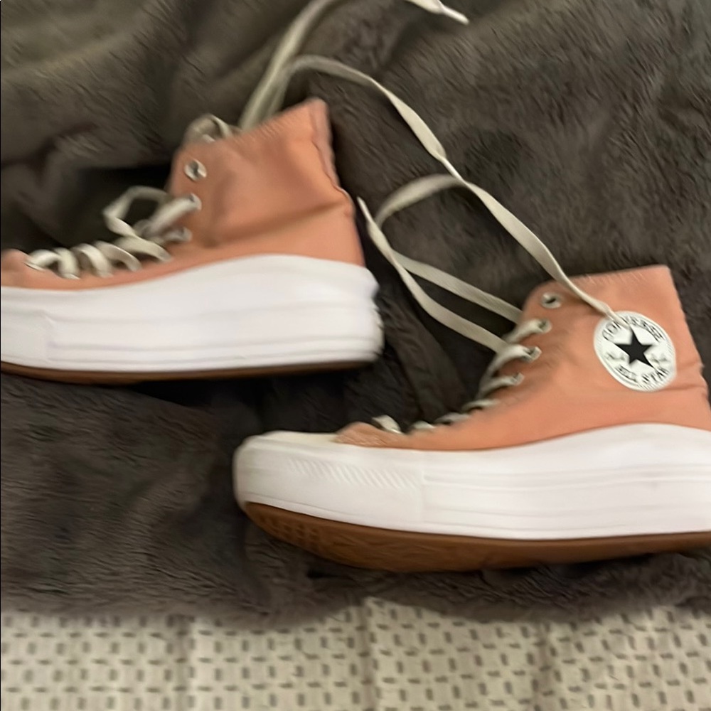 Converse Women's Pink High-Top Sneakers Platform